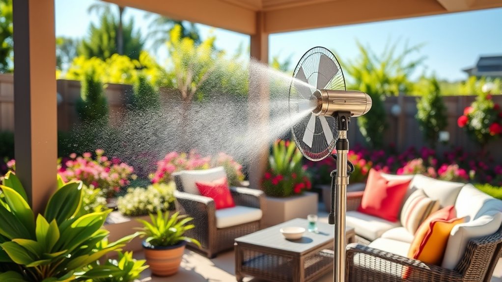 top misting fan systems