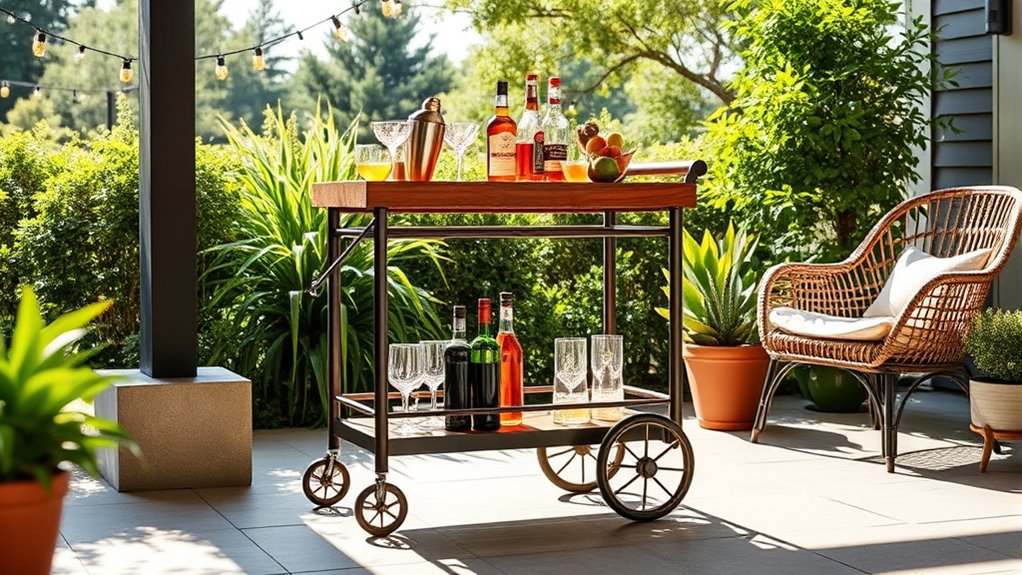 top outdoor bar carts