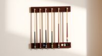 top pool cue wall mounts