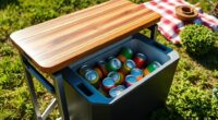 top portable cooler tables