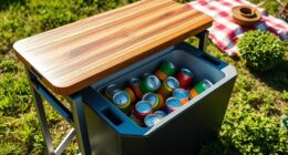 top portable cooler tables