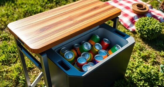 top portable cooler tables