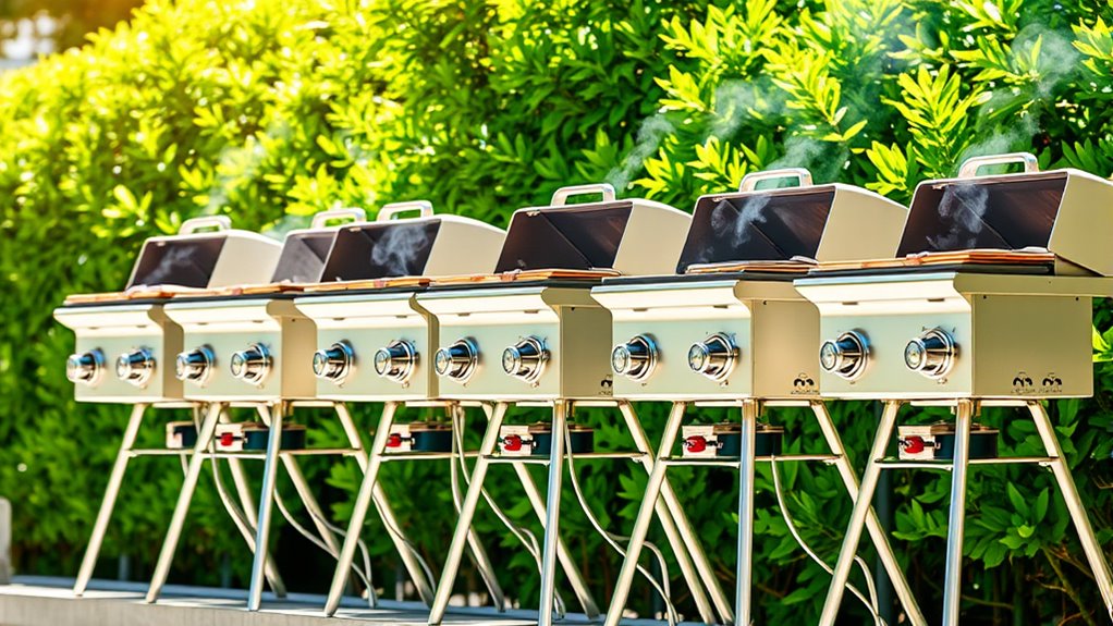 top portable stainless grills