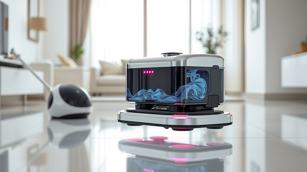 top self emptying robot mops