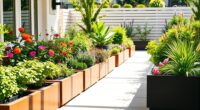top self watering planters