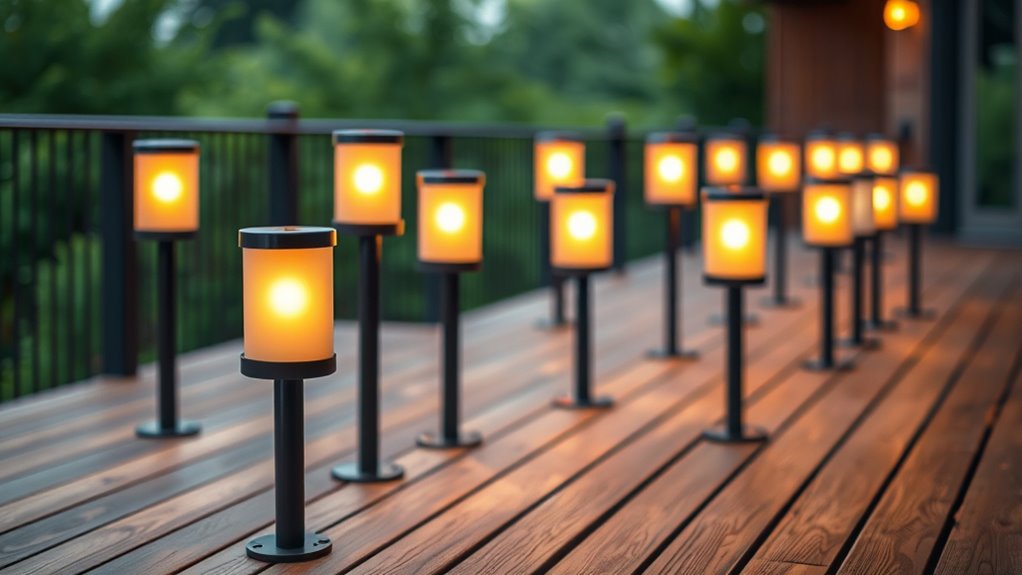 top solar deck lights