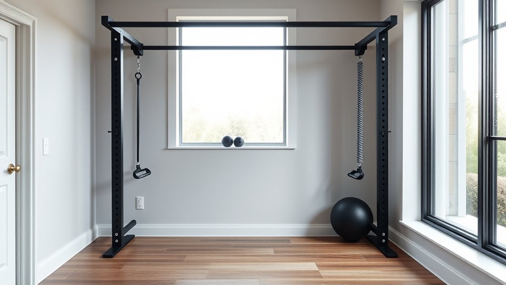 top wall mounted exercise stations