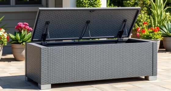 top waterproof outdoor storage benches