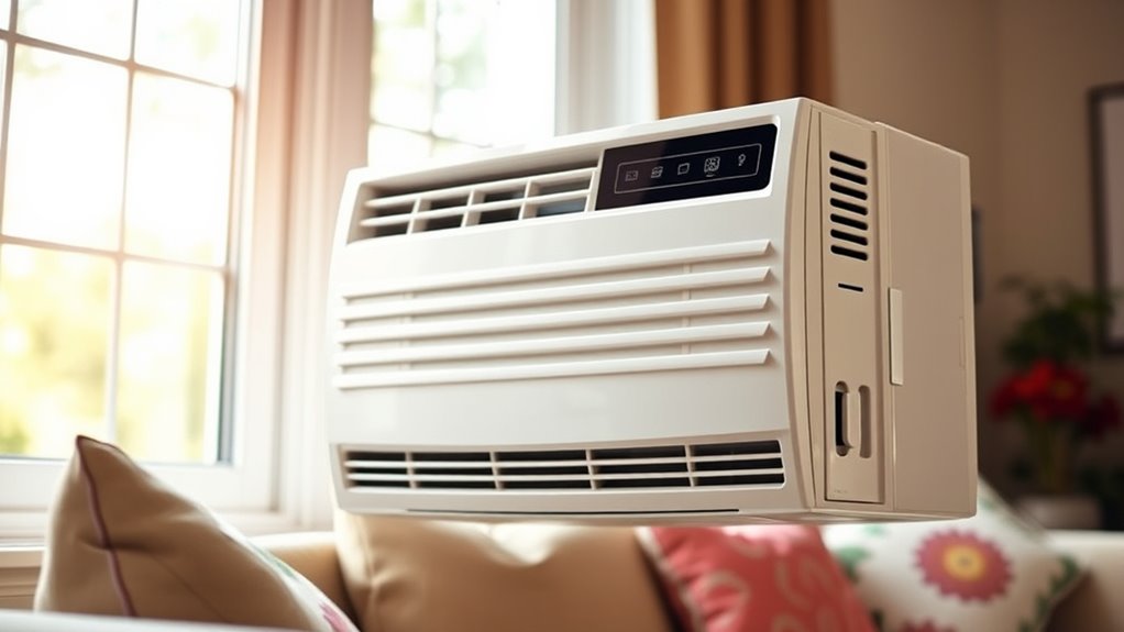 top window ac with heater