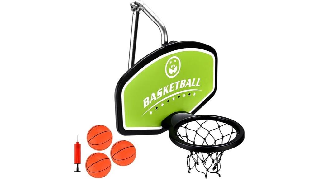 trampoline hoop with pump