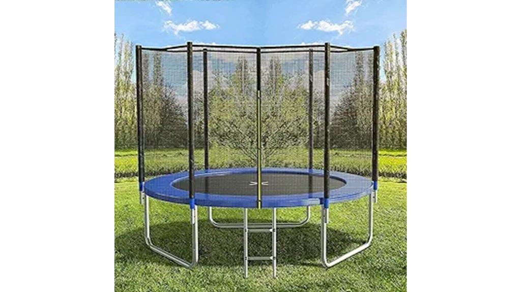 trampoline with safety net