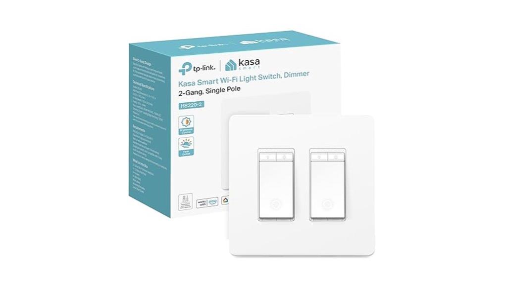 two gang wi fi dimmer