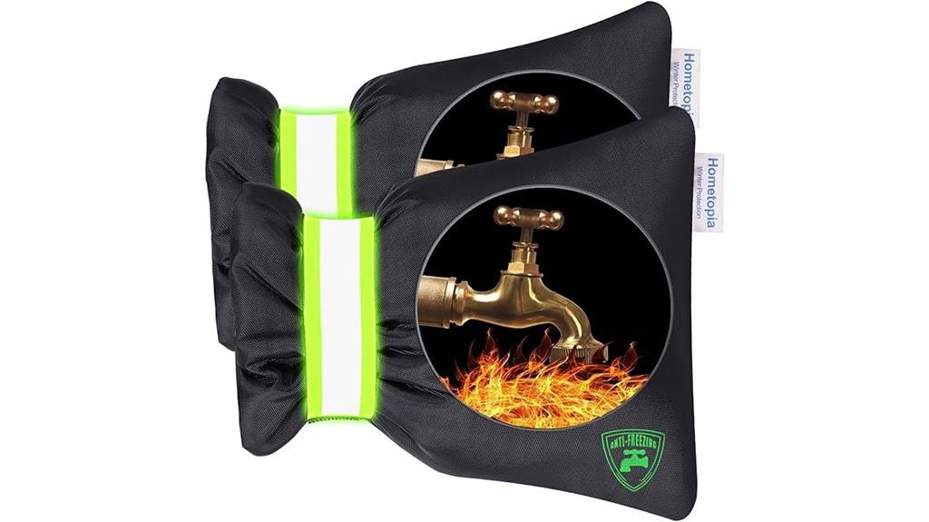 two outdoor faucet covers