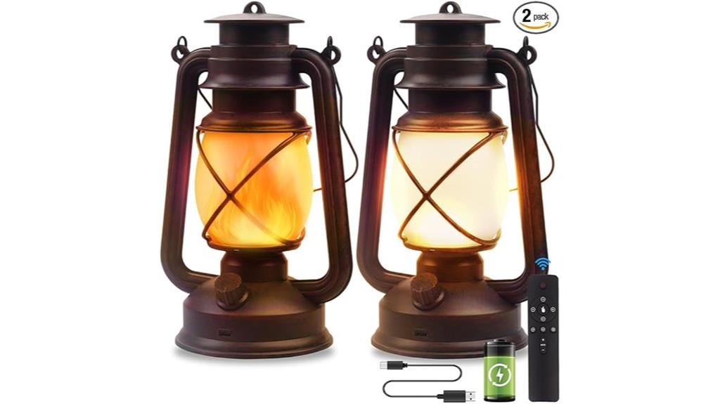 two pack led lanterns