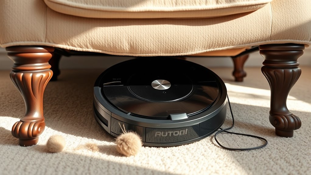 unstick and troubleshoot robot vacuum