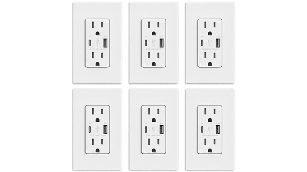 usb wall outlet with power