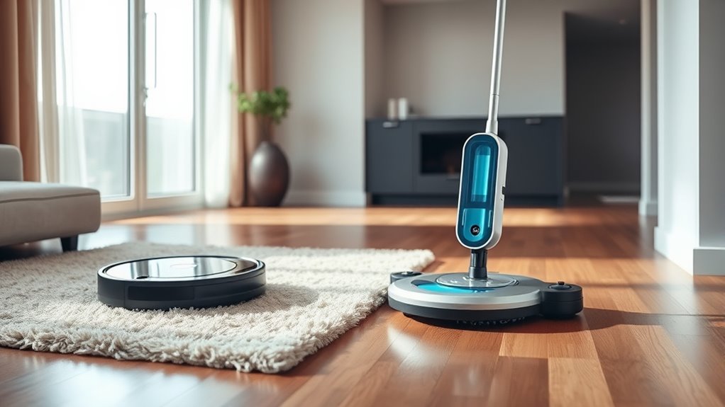 vacuum or mop choice