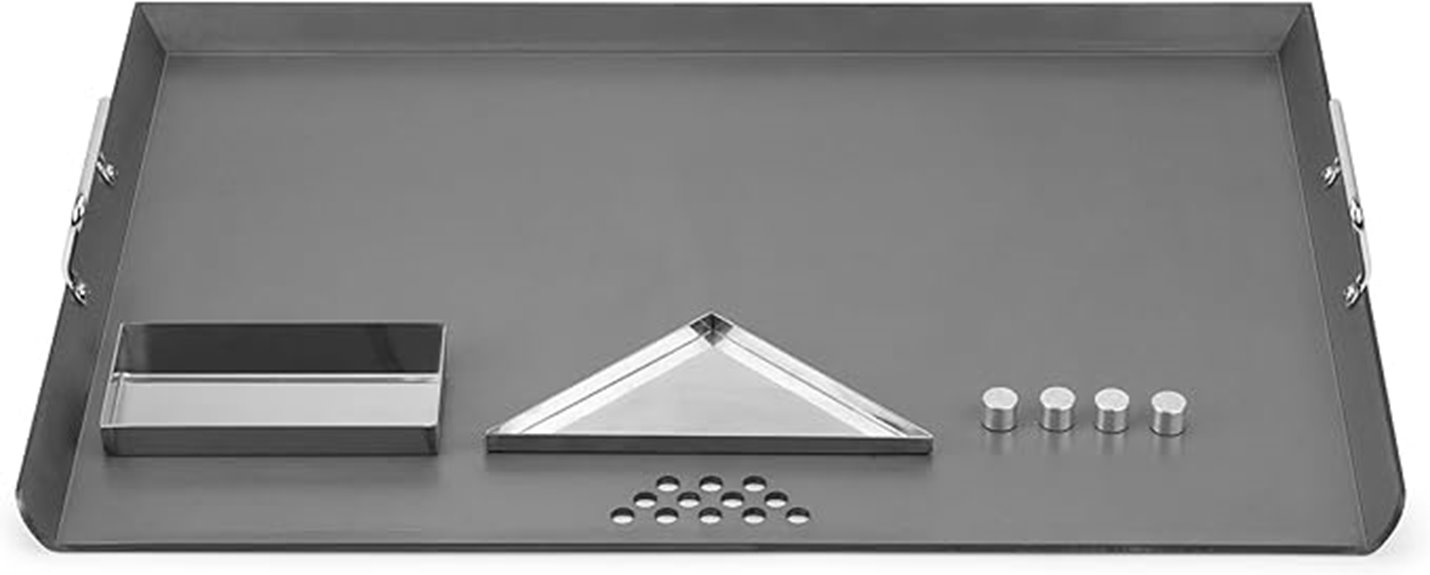 versatile 30 inch flat griddle