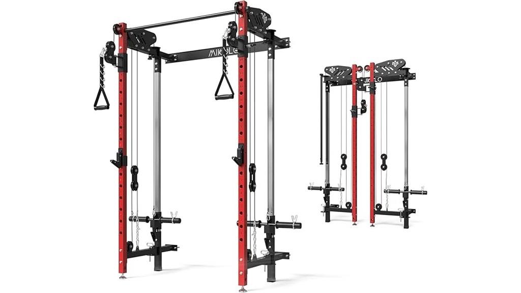 versatile folding gym equipment