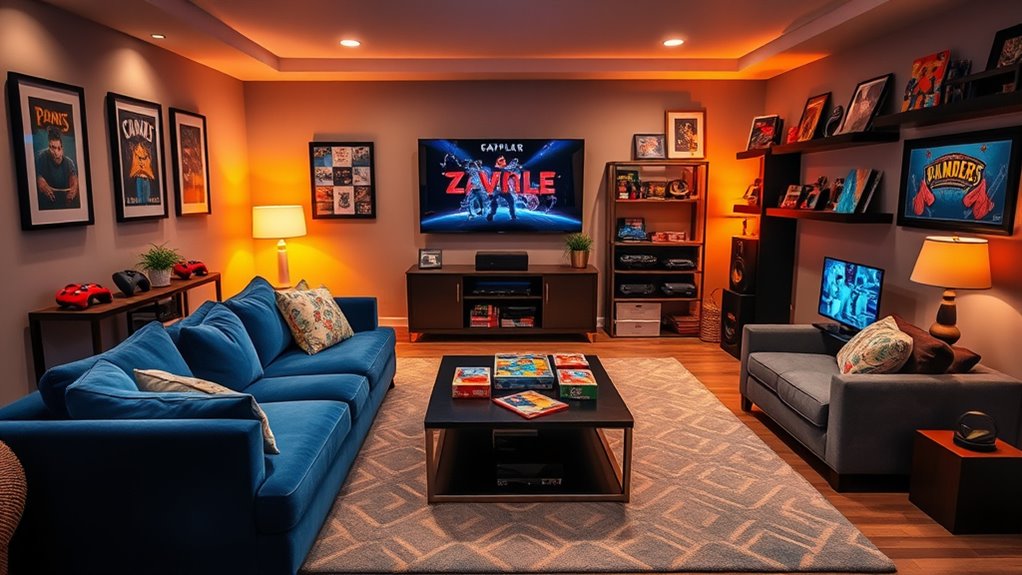 versatile functional game room