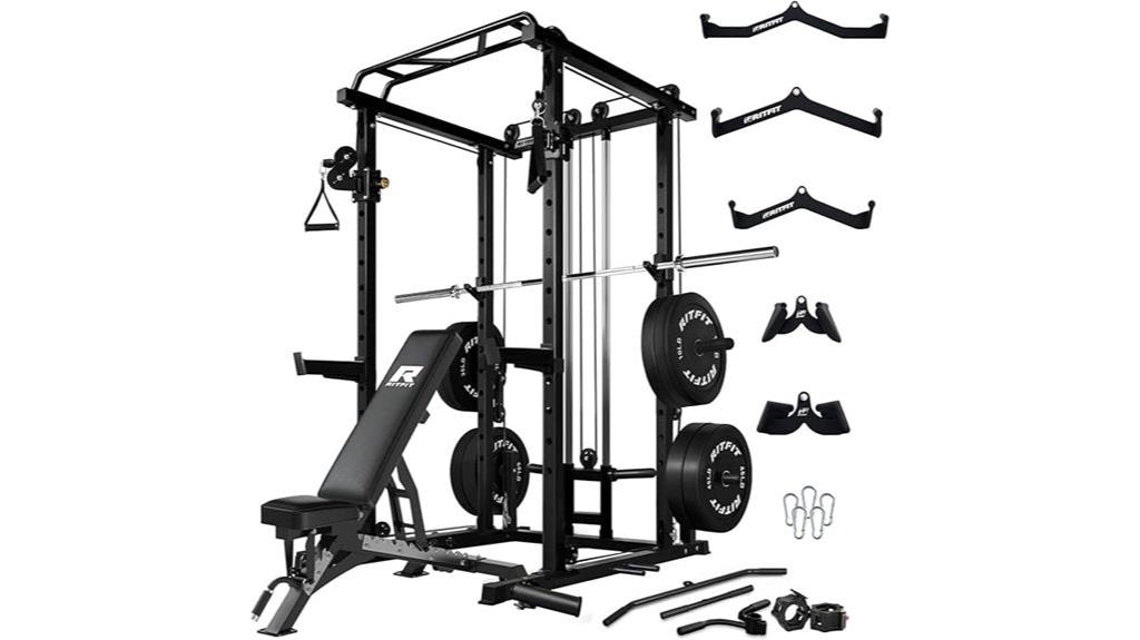 versatile squat rack cage