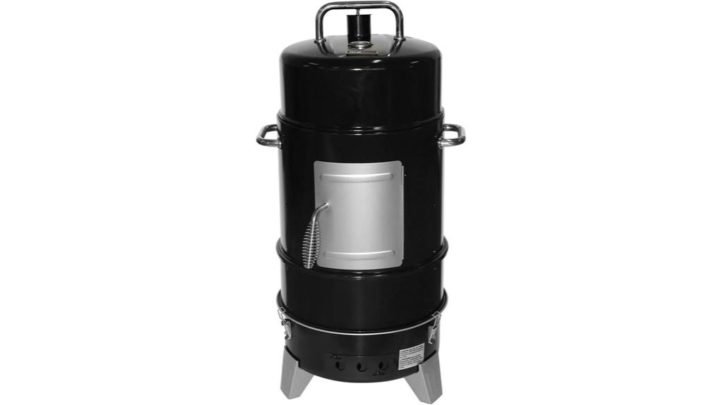 vertical charcoal smoker