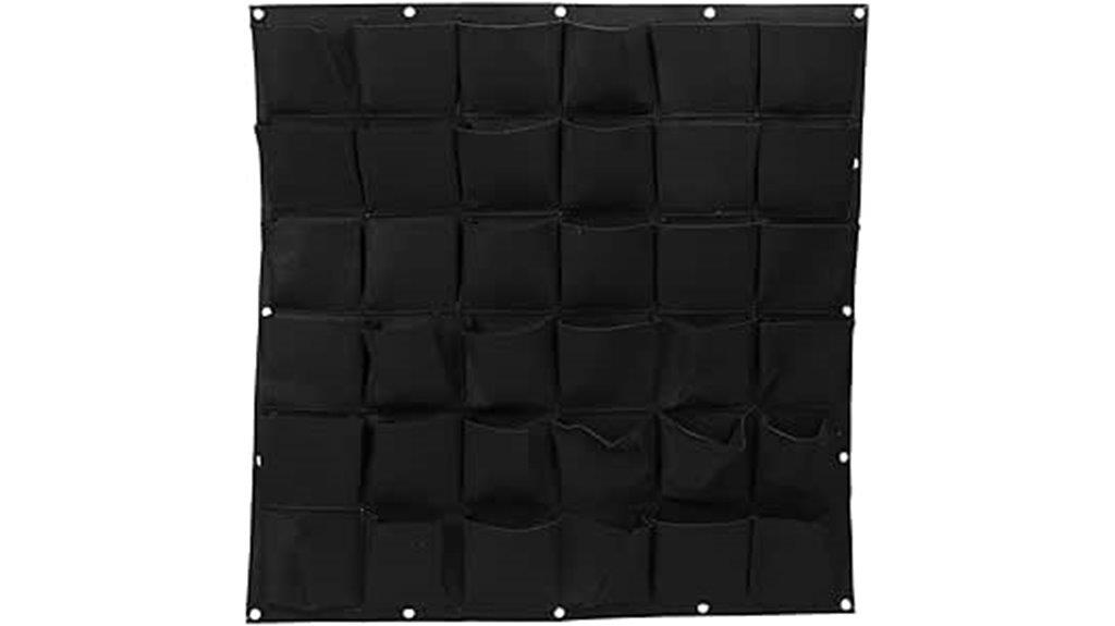 vertical garden planter with 36 pockets