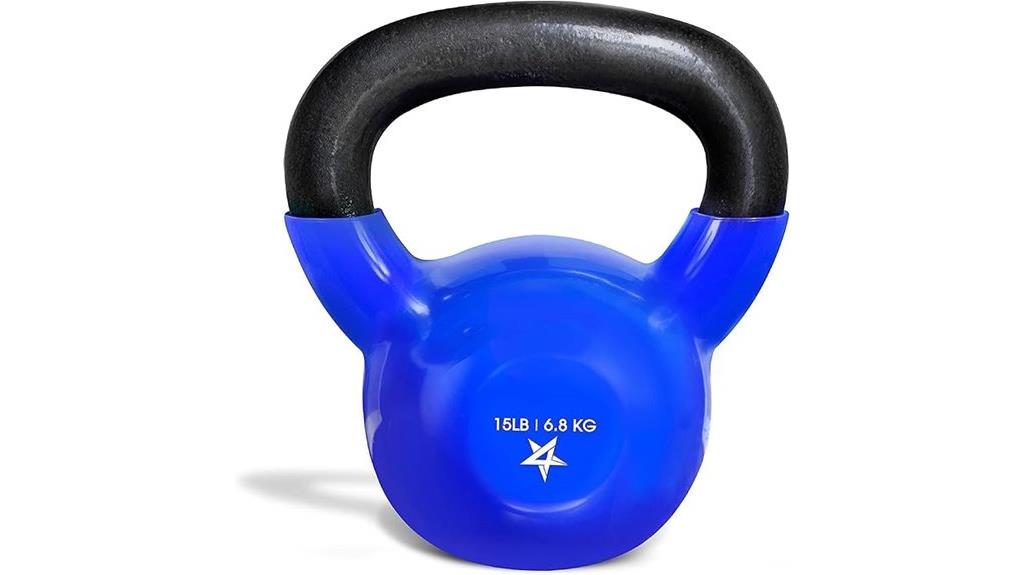 vinyl coated kettlebells strength