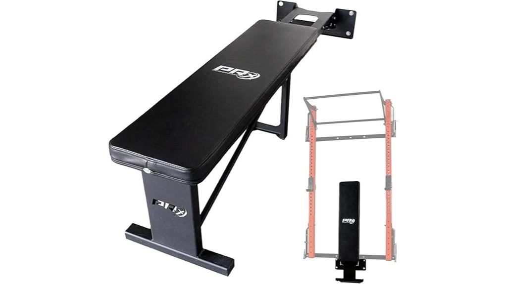 wall mounted foldable bench