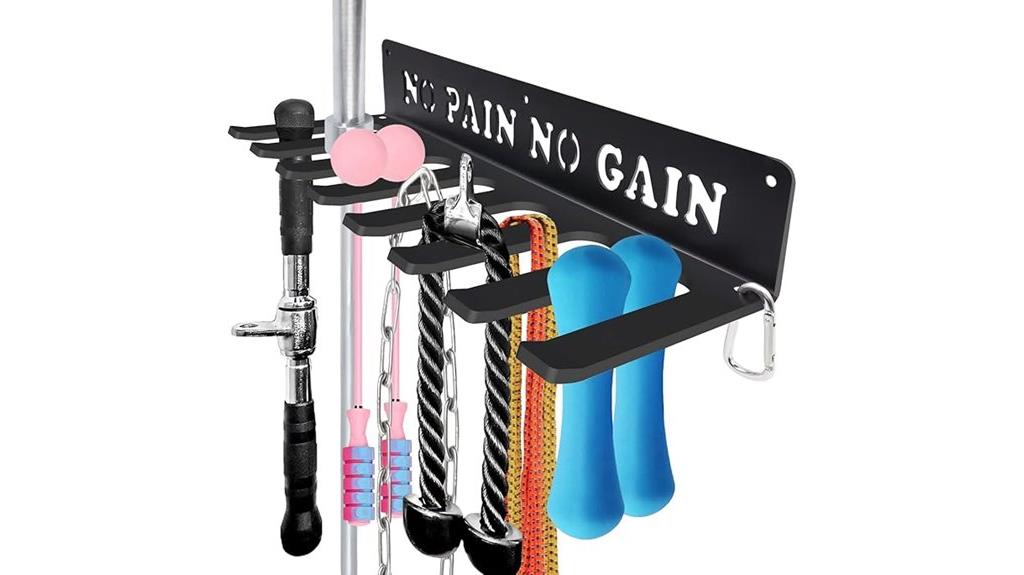 wall mounted gym gear organizer