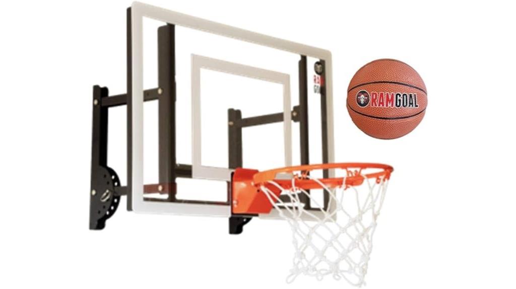 wall mounted mini hoop