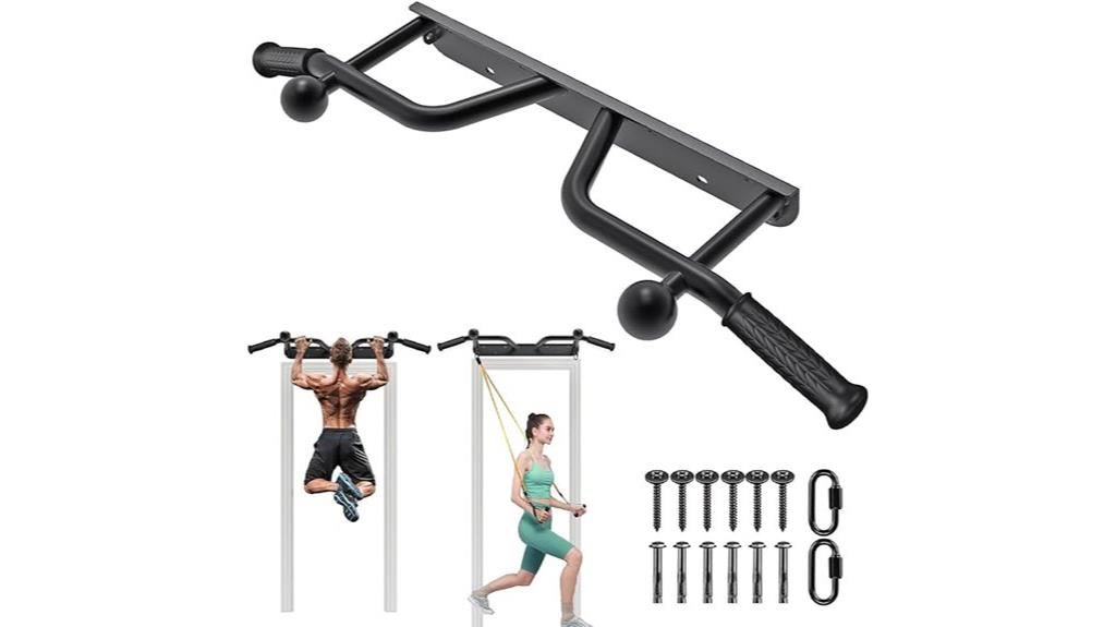wall mounted pull up bar