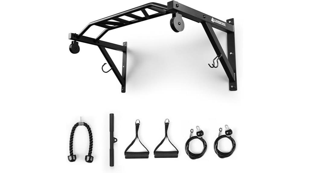 wall mounted pull up pulley