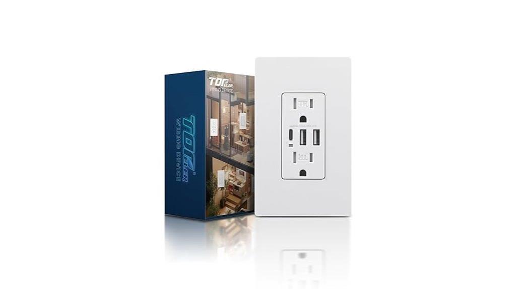 wall mounted usb charging