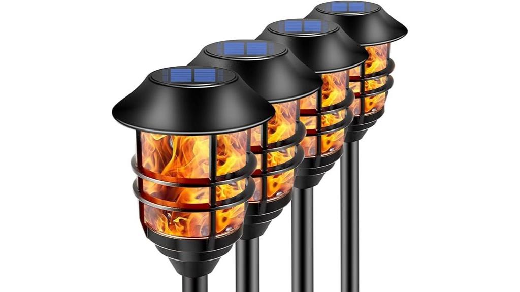 waterproof garden torch lights