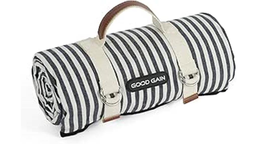 waterproof picnic blanket carry