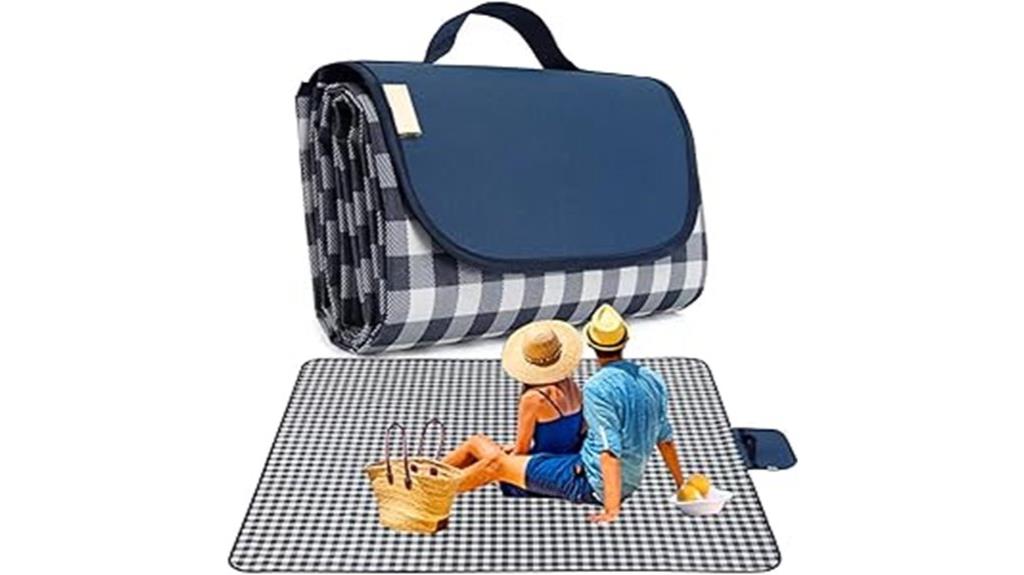 waterproof picnic blanket outdoors