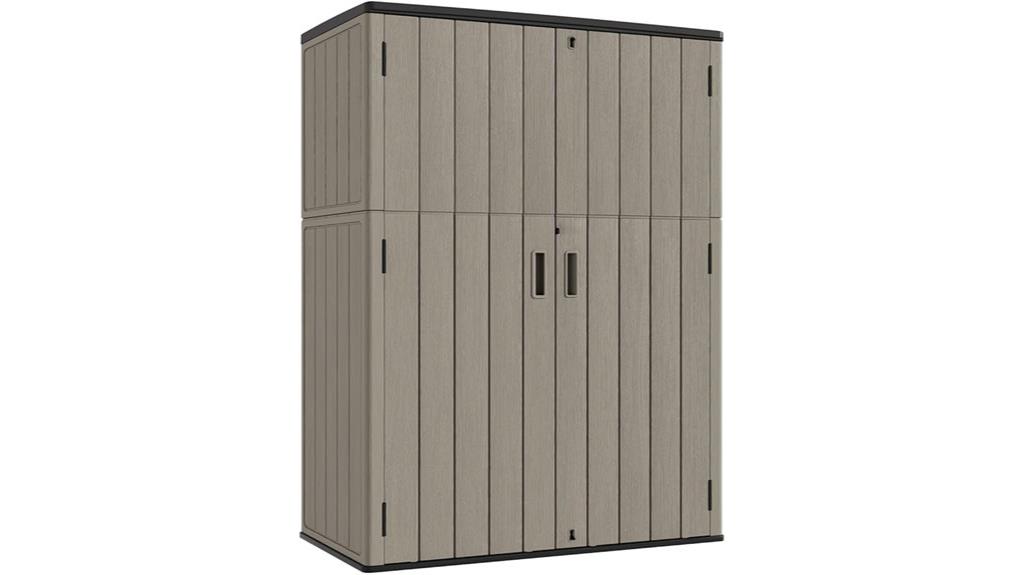 waterproof resin garden shed