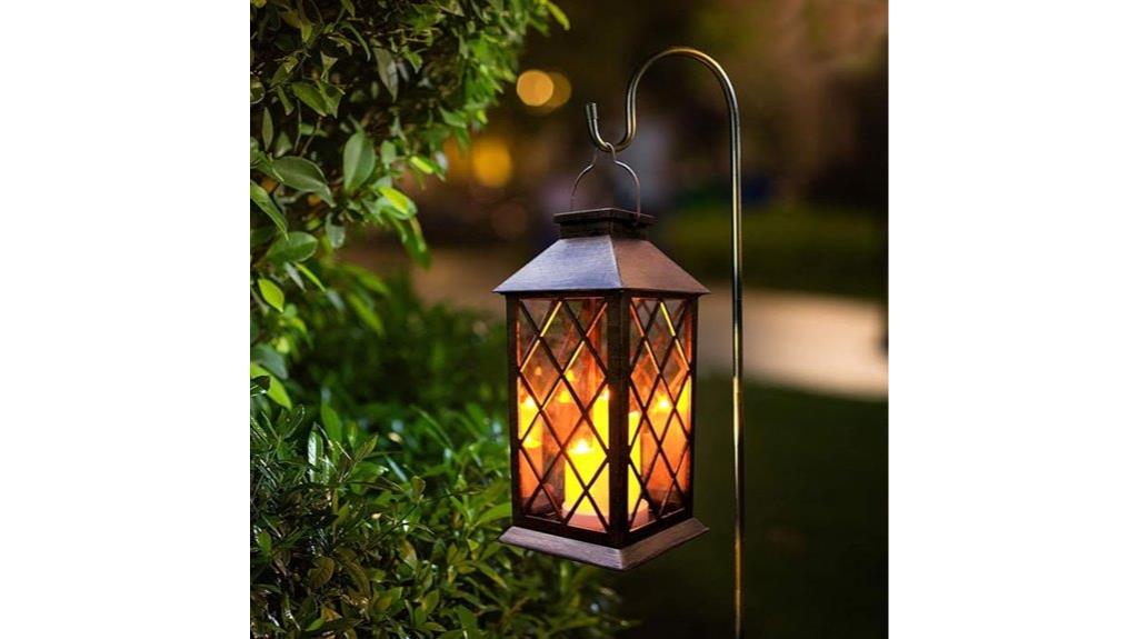 waterproof solar garden lantern