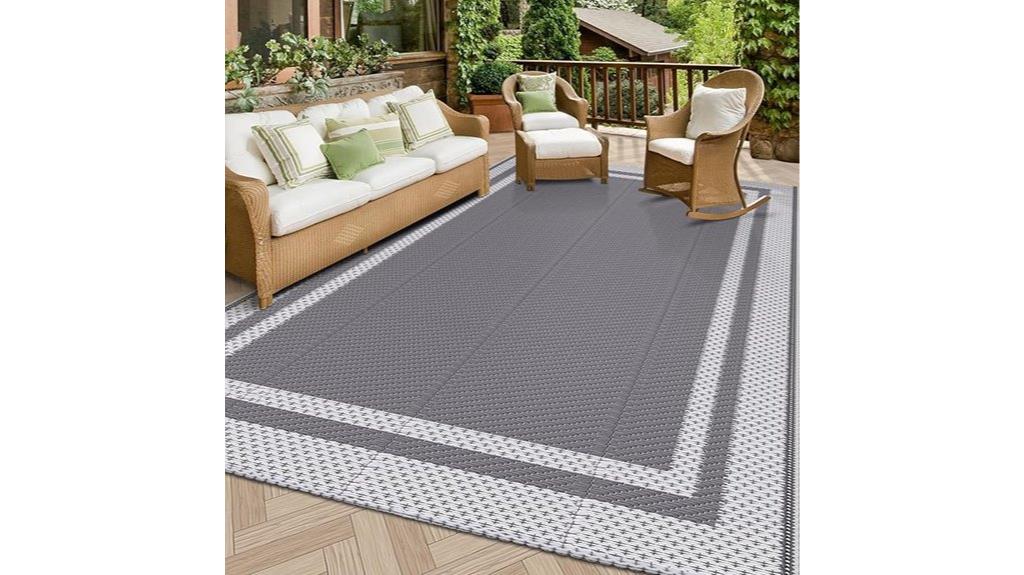 weatherproof reversible camping rug