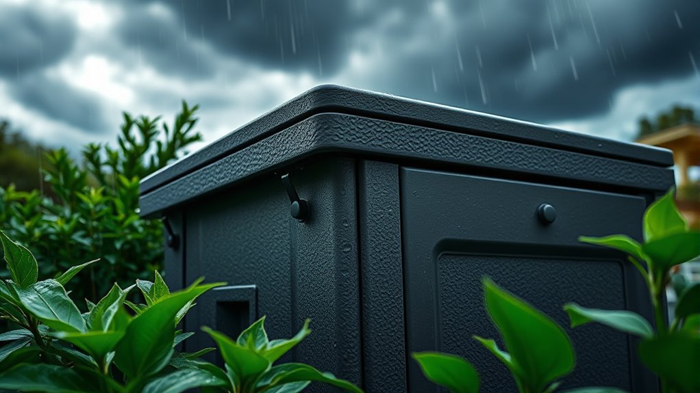 weatherproof storage cabinet selection