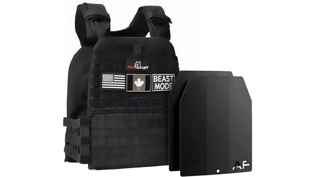 weighted fitness tactical vest