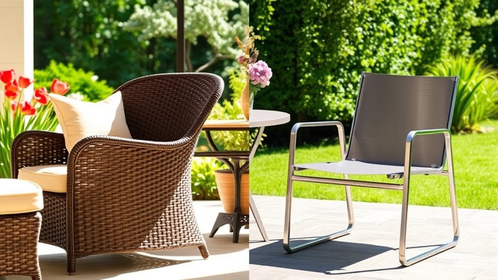 wicker versus aluminum durability