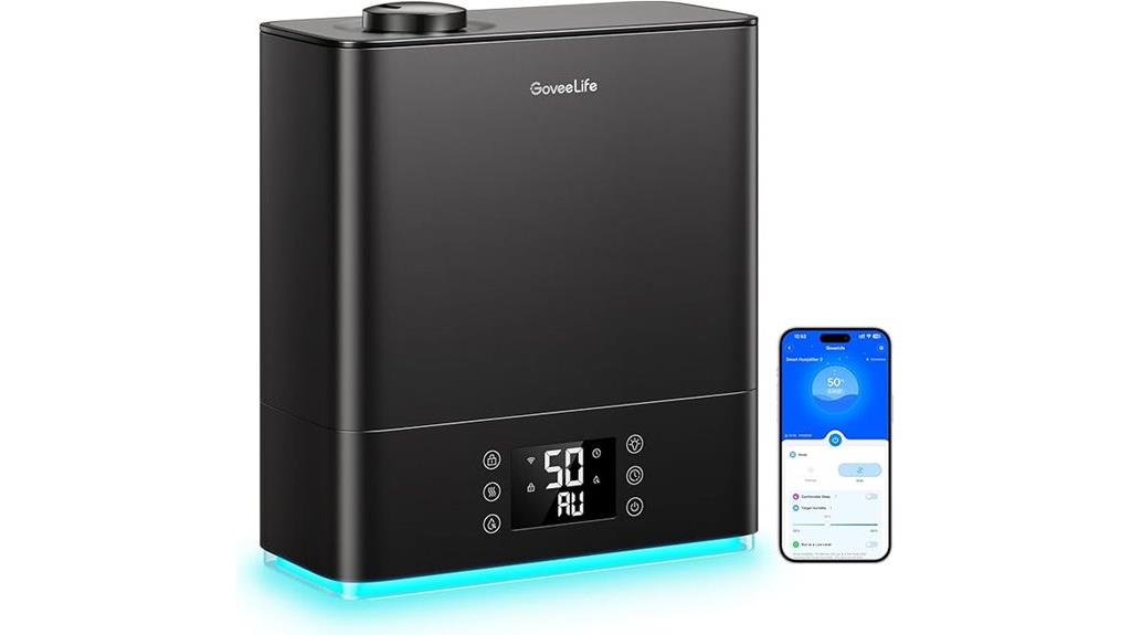 wifi controlled bedroom humidifier