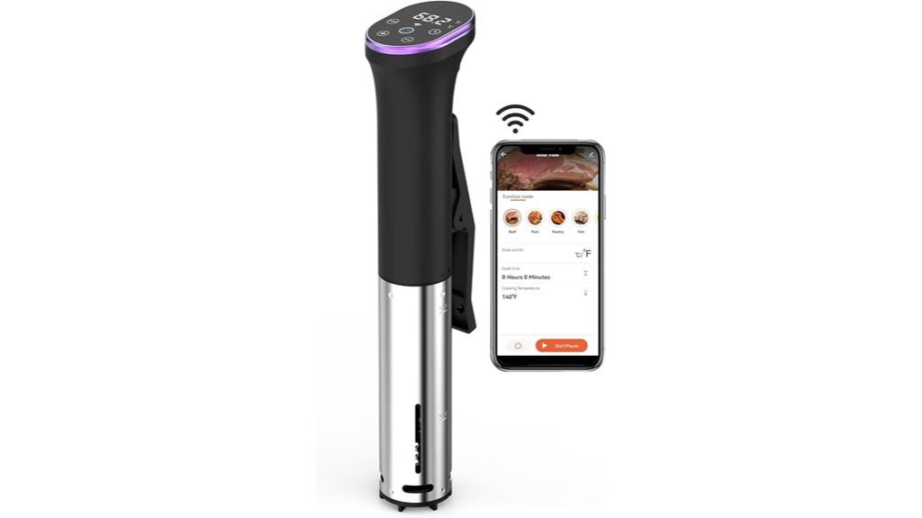 wifi controlled sous vide cooker
