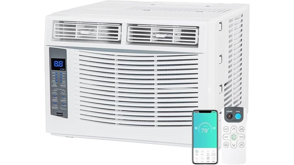 wifi enabled 6 000 btu ac