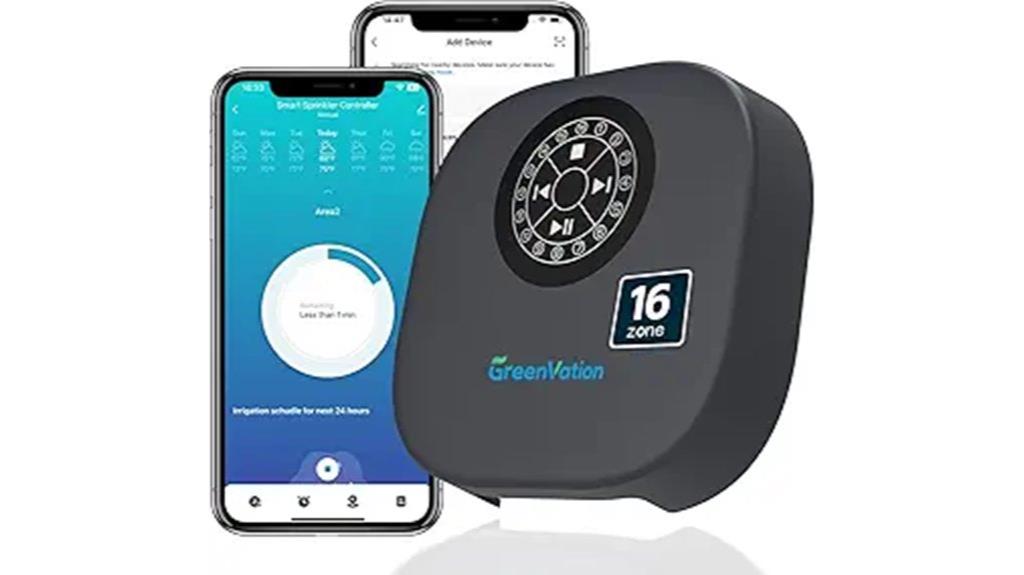 wifi enabled garden sprinkler controller
