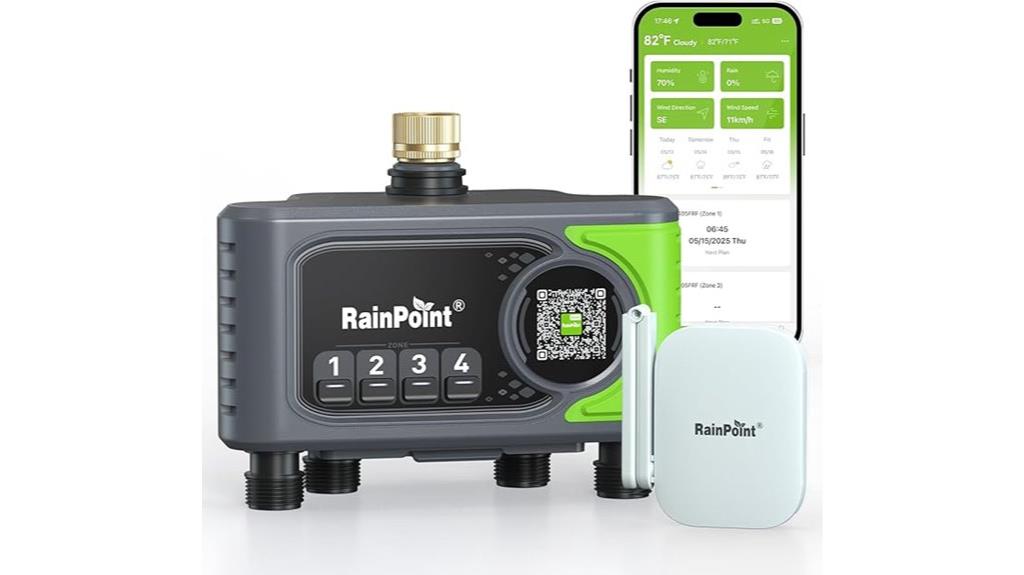 wifi enabled garden sprinkler timer