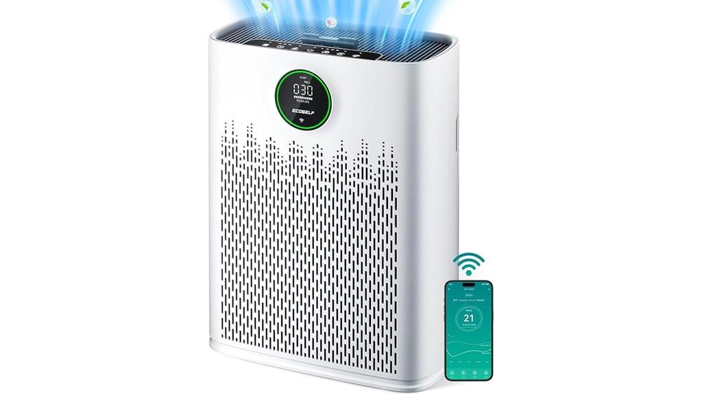 wifi enabled large room purifier