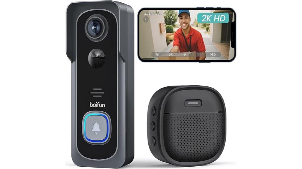 wireless 2k hd doorbell